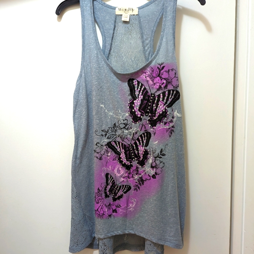 X-Large Tank Top - Lace Racerback